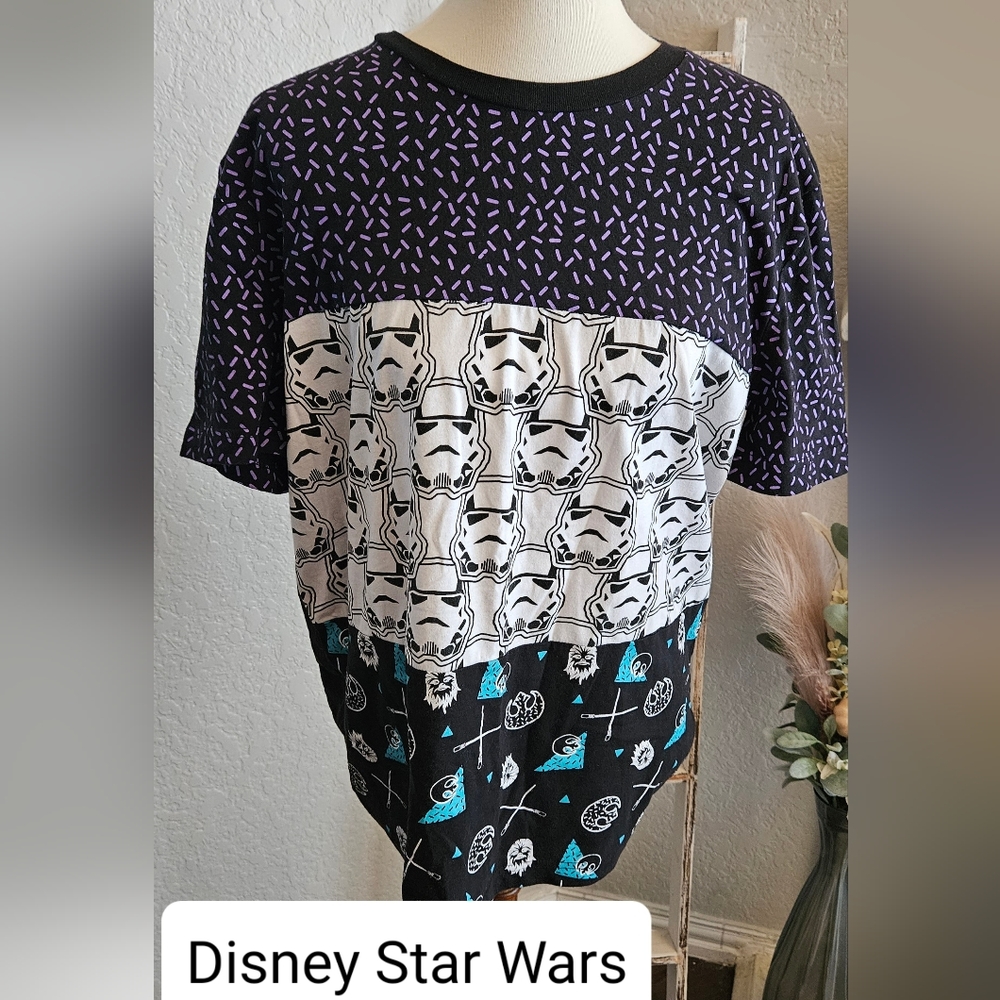DISNEY STAR WARS MENS Graphic Shirt Size Large